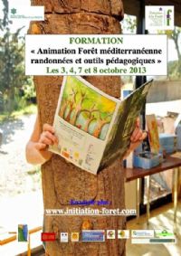 Formation animation forêt méditerranéenne randonnée. Du 3 au 8 octobre 2013 à Vivès. Pyrenees-Orientales. 